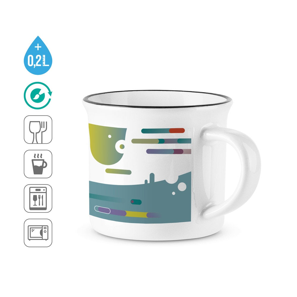 SELDEN. Tasse aus Keramik (280ml) für Sublimation