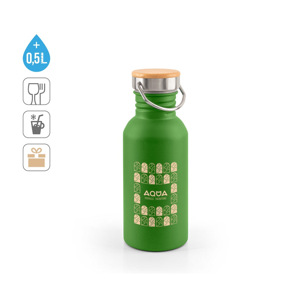 EWING. Edelstahlflasche (90 % recycelt) mit einwandiger Ausführung