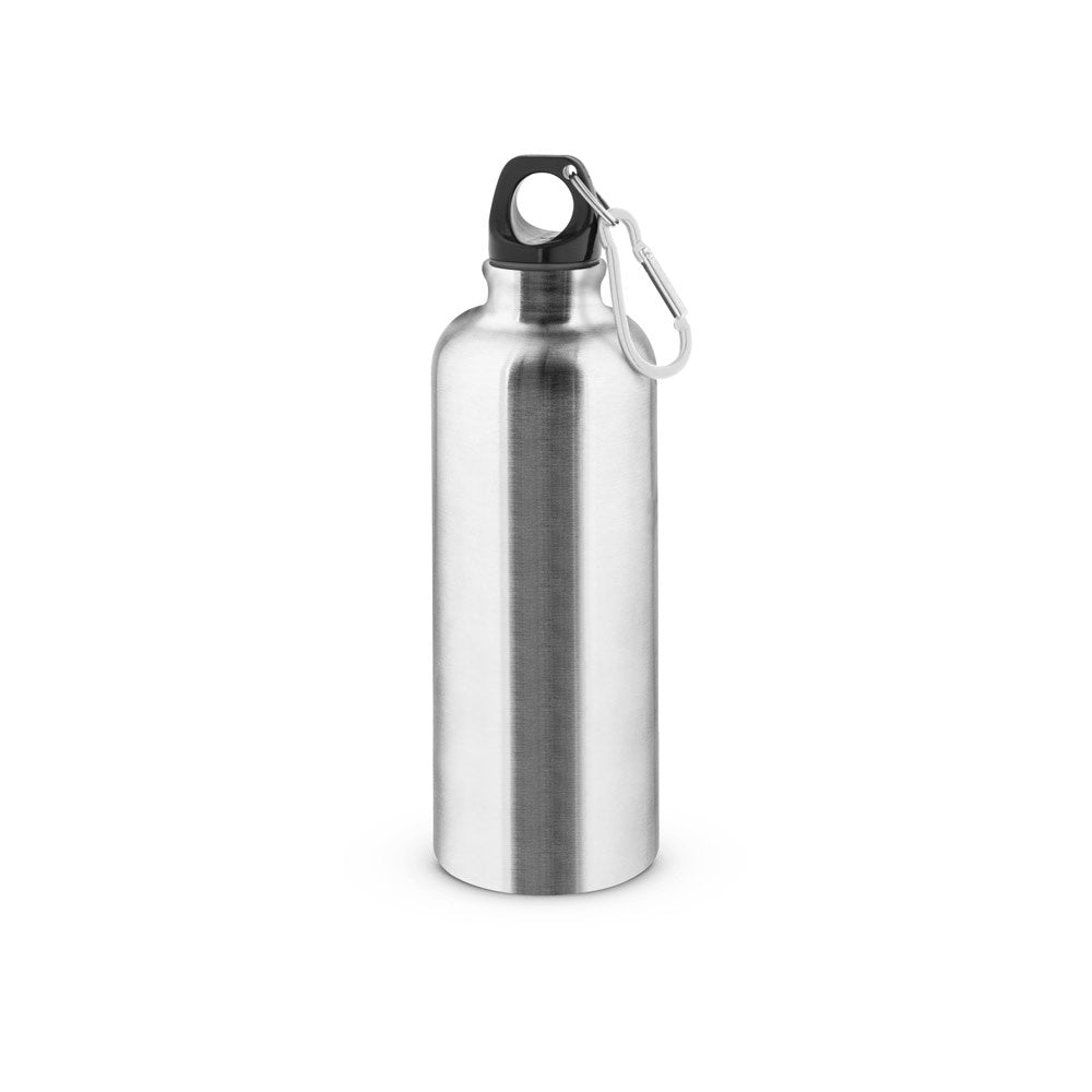 KELCE. Edelstahlflasche mit einwandiger Ausführung und Karabiner, 550 ml