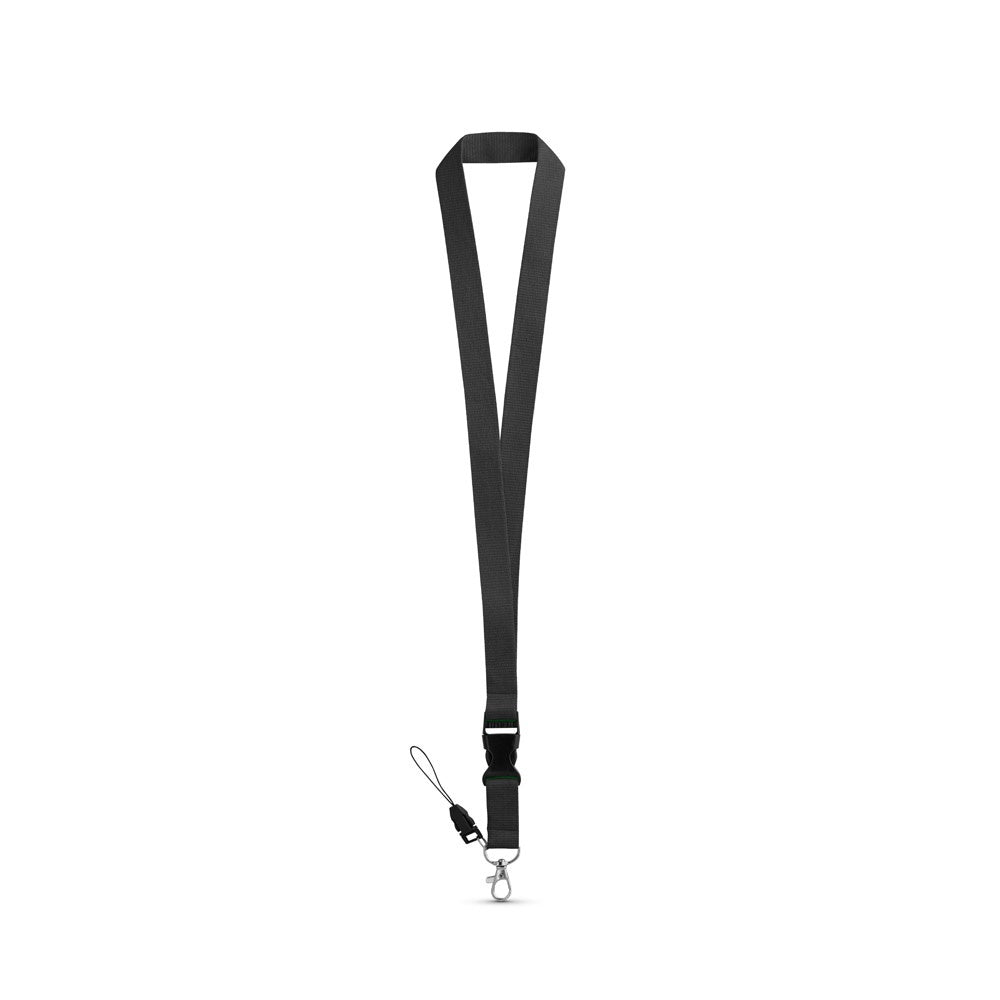 ANQUETIL. Lanyard aus Polyester – zusätzliche Ansicht