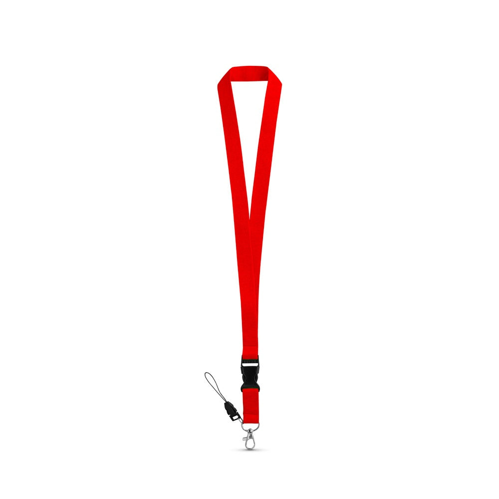 ANQUETIL. Lanyard aus Polyester – zusätzliche Ansicht