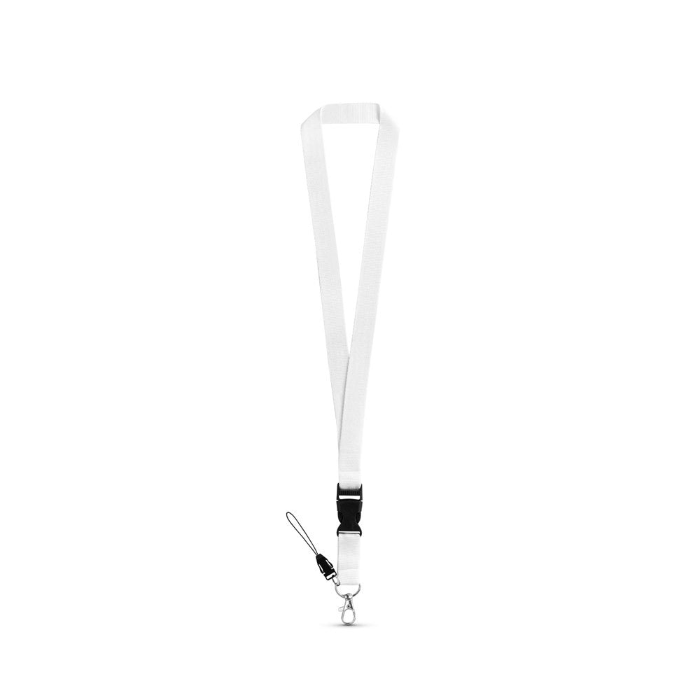 ANQUETIL. Lanyard aus Polyester – zusätzliche Ansicht