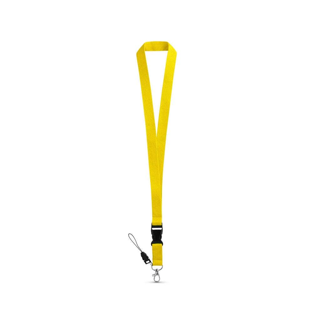 ANQUETIL. Lanyard aus Polyester – zusätzliche Ansicht