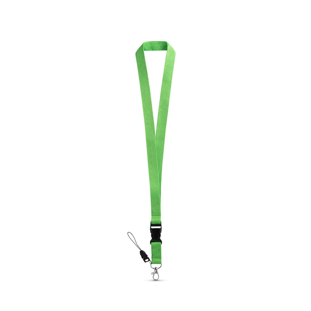 ANQUETIL. Lanyard aus Polyester – zusätzliche Ansicht