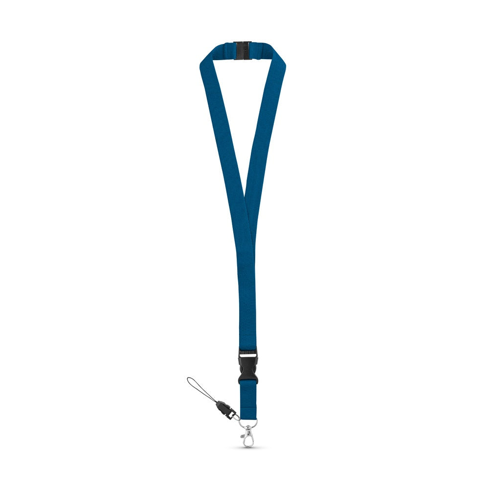 MURRAY. Lanyard aus Polyester (20 mm) mit einem Schlüsselband – zusätzliche Ansicht