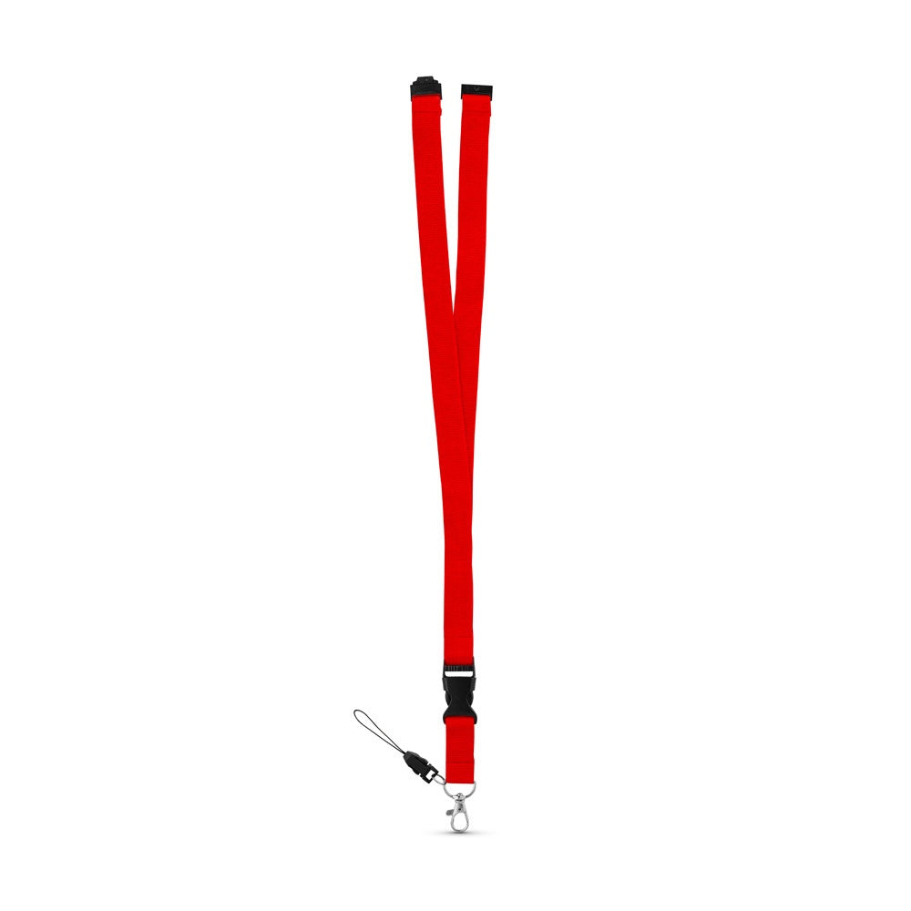 MURRAY. Lanyard aus Polyester (20 mm) mit einem Schlüsselband – zusätzliche Ansicht
