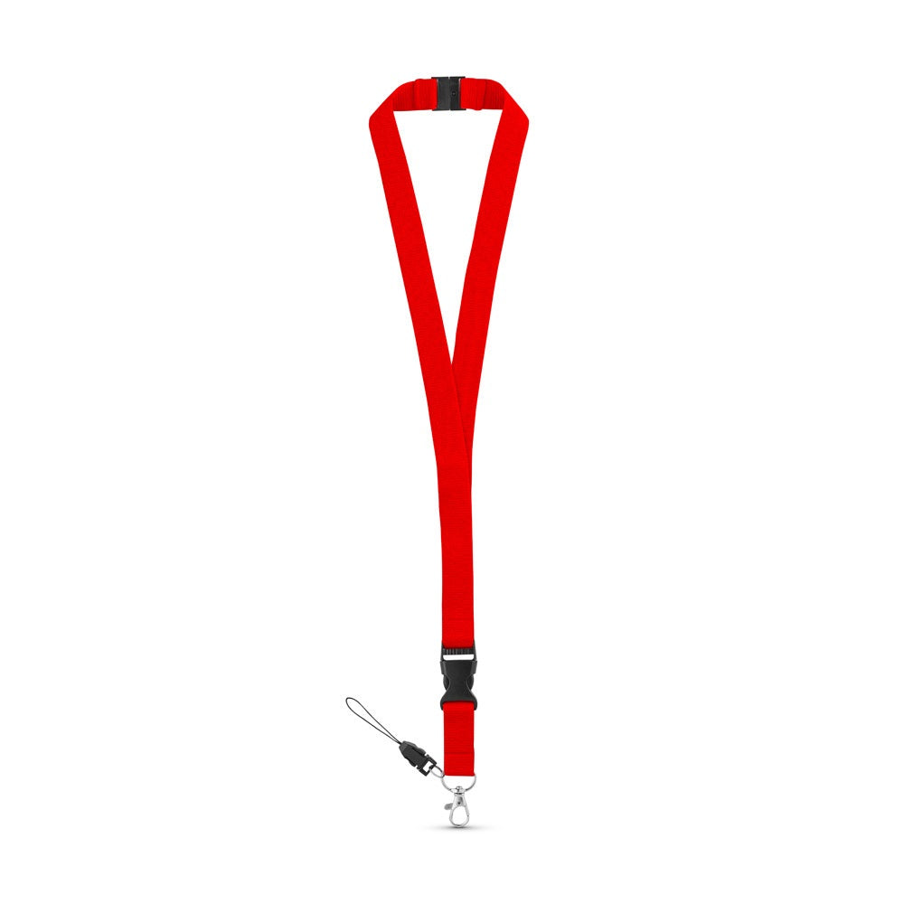 MURRAY. Lanyard aus Polyester (20 mm) mit einem Schlüsselband – zusätzliche Ansicht
