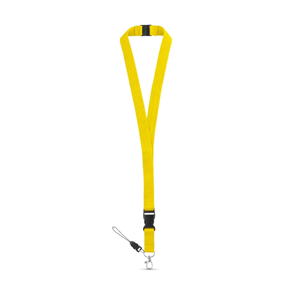 MURRAY. Lanyard aus Polyester (20 mm) mit einem Schlüsselband