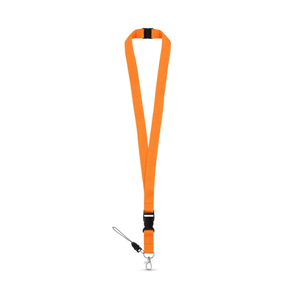 MURRAY. Lanyard aus Polyester (20 mm) mit einem Schlüsselband
