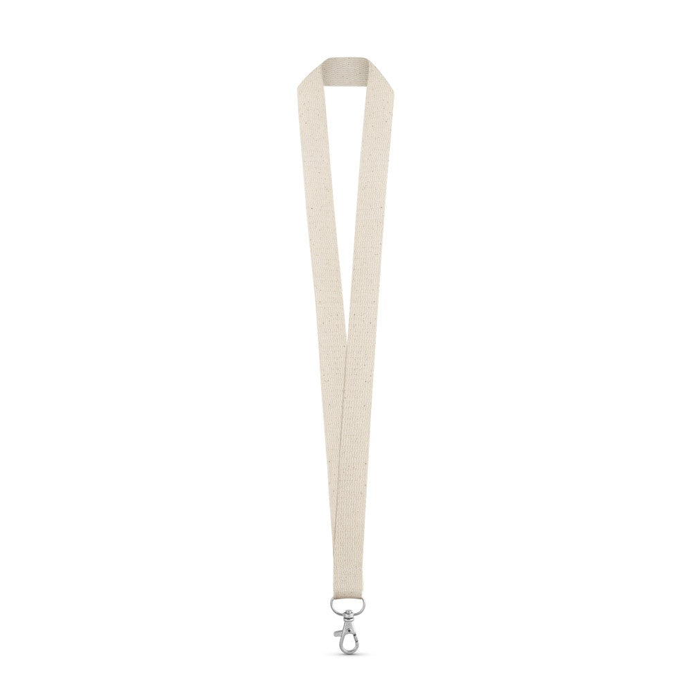 HEATHROW. Lanyard aus 100% Baumwolle – zusätzliche Ansicht