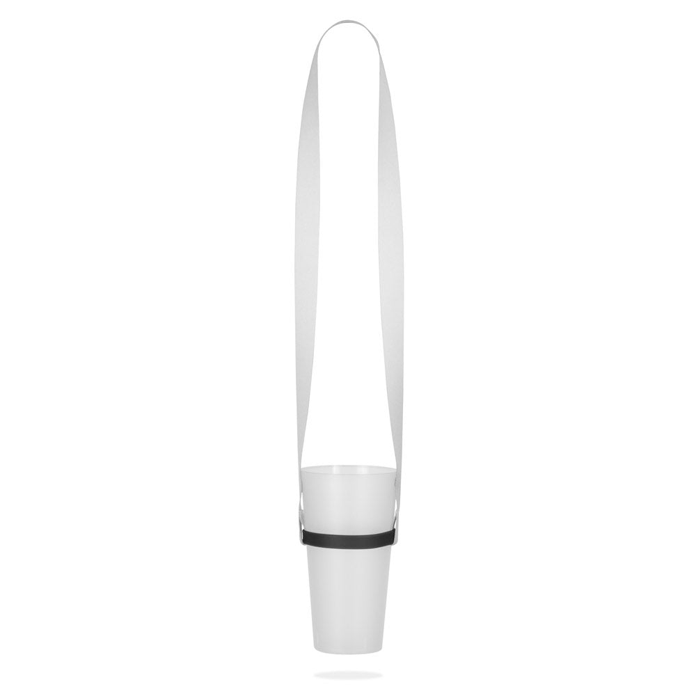 BOLTON. Lanyard SUBLIMATION Long II (20 mm) Duo mit Silikon-Becherhalter – zusätzliche Ansicht