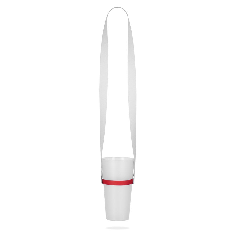 BOLTON. Lanyard SUBLIMATION Long II (20 mm) Duo mit Silikon-Becherhalter – zusätzliche Ansicht
