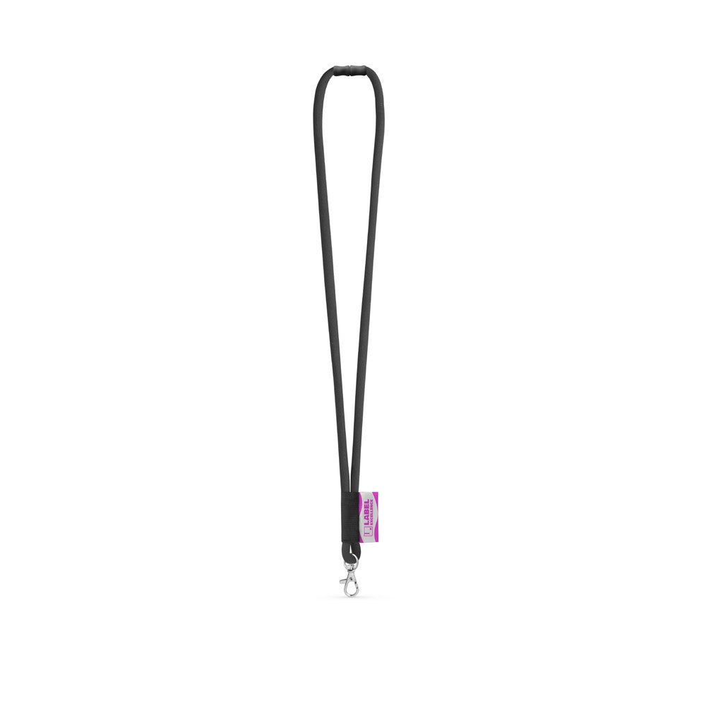 WISBECH. SET Lanyard TUBE Long (Ø 7 mm) mit 9 mm Schnappkarabiner und Ø 7 mm Sicherheitsverschluss – zusätzliche Ansicht