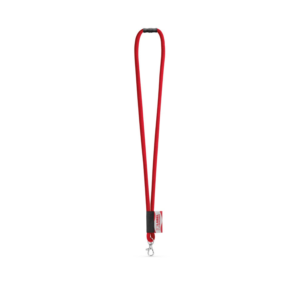 WISBECH. SET Lanyard TUBE Long (Ø 7 mm) mit 9 mm Schnappkarabiner und Ø 7 mm Sicherheitsverschluss – zusätzliche Ansicht
