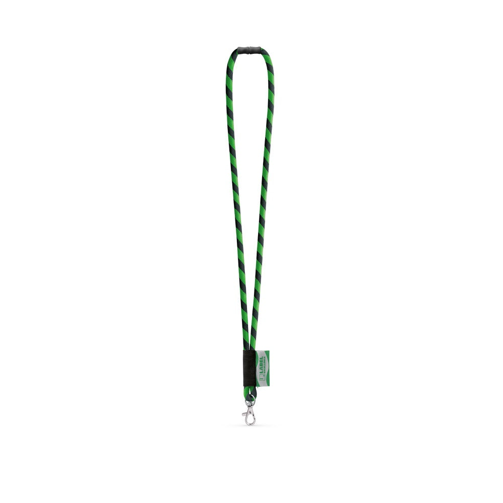 WISBECH. SET Lanyard TUBE Long (Ø 7 mm) mit 9 mm Schnappkarabiner und Ø 7 mm Sicherheitsverschluss