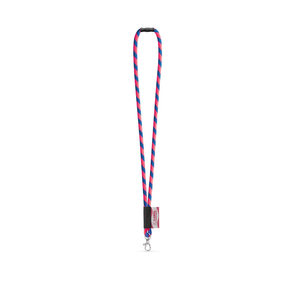 WISBECH. SET Lanyard TUBE Long (Ø 7 mm) mit 9 mm Schnappkarabiner und Ø 7 mm Sicherheitsverschluss