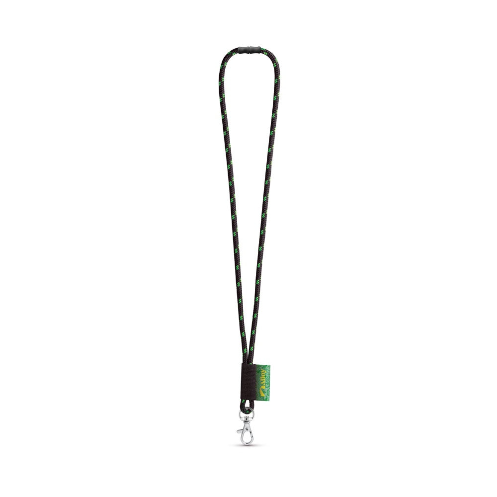 MANSFIELD. SET Lanyard NAUTIC Long (Ø 7 mm) mit 9 mm Schnappkarabiner und Ø 7 mm Sicherheitsverschluss – zusätzliche Ansicht