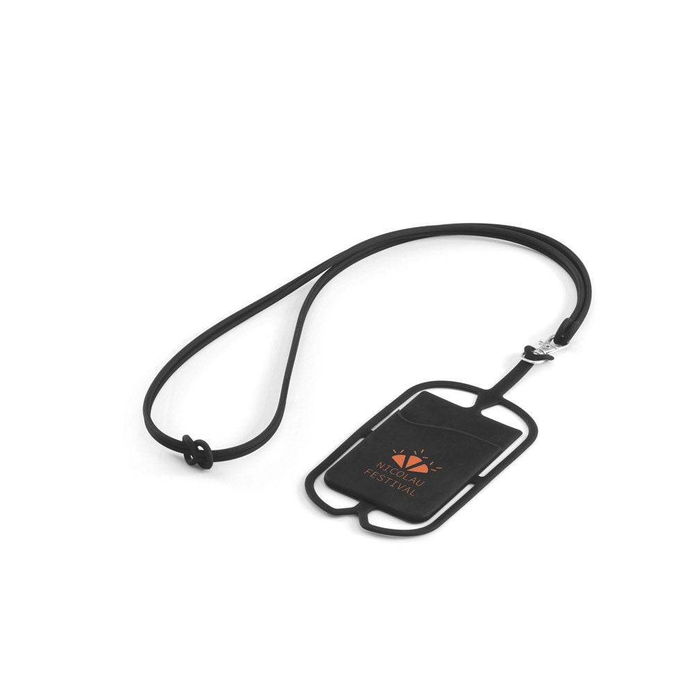 NICOLAUS. Kartenetui mit Smartphone-Halter