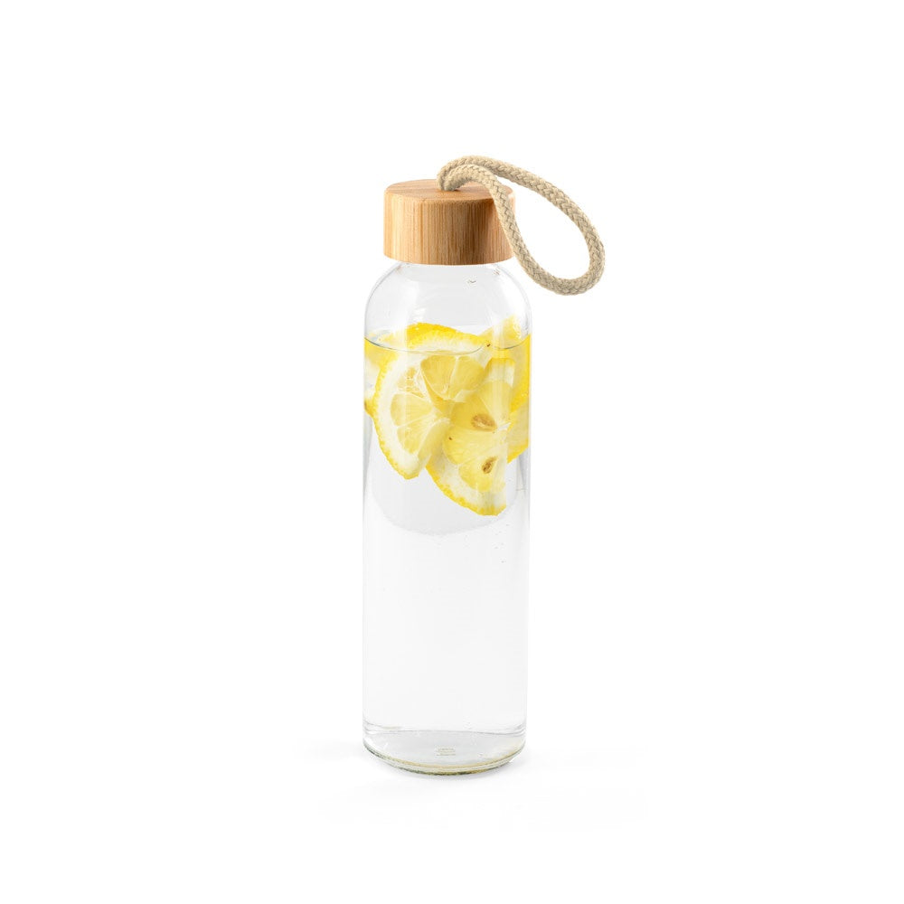 CROSBY. Glasflasche mit Bambusdeckel, 520 ml – zusätzliche Ansicht