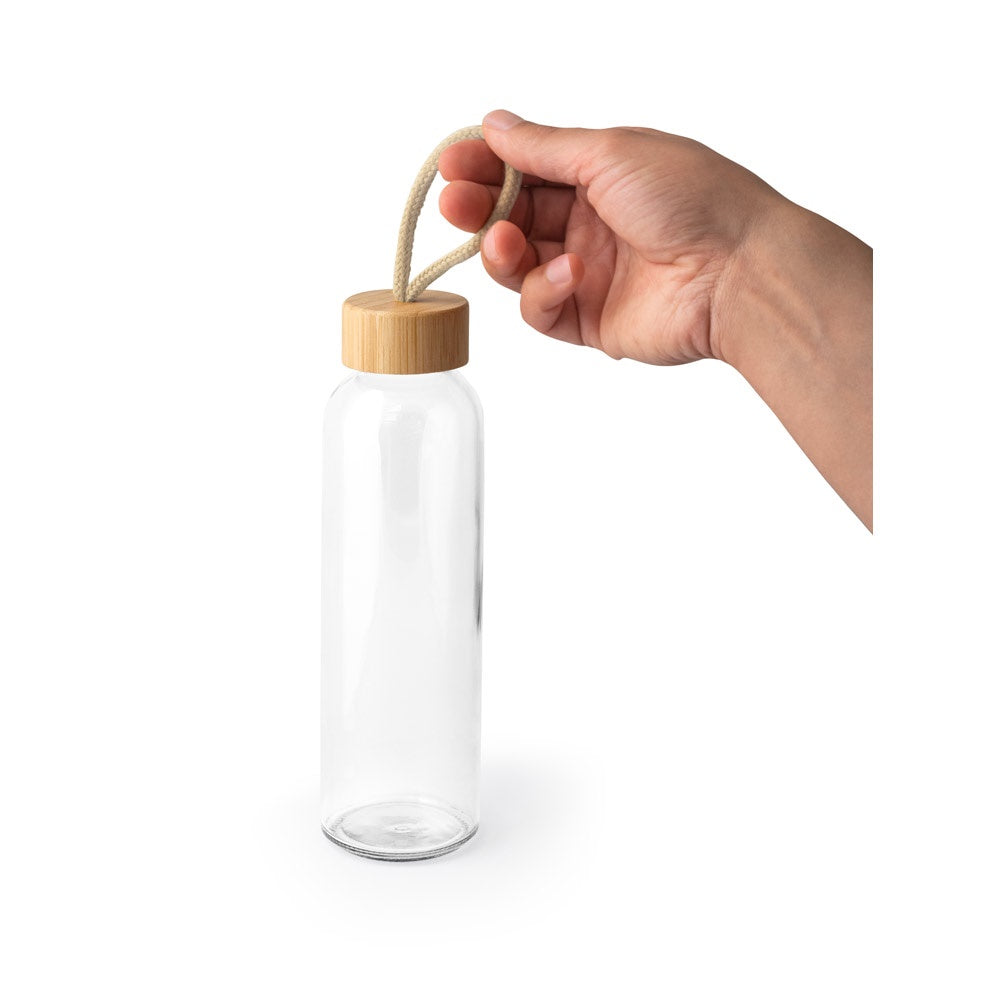 CROSBY. Glasflasche mit Bambusdeckel, 520 ml – zusätzliche Ansicht