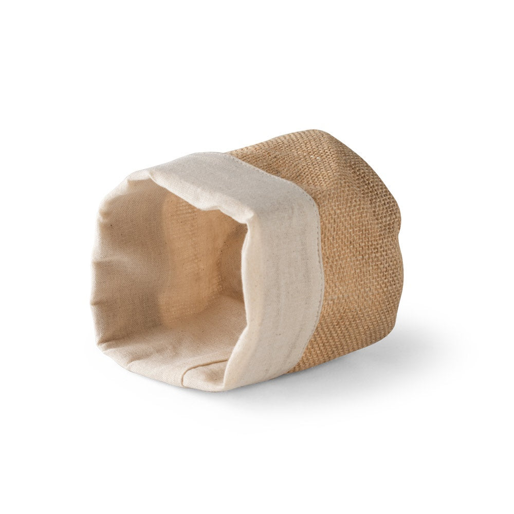 DUCASSE. Mehrzweckbeutel aus Jute (260g/m²) und Baumwolle (120g/m²) – zusätzliche Ansicht