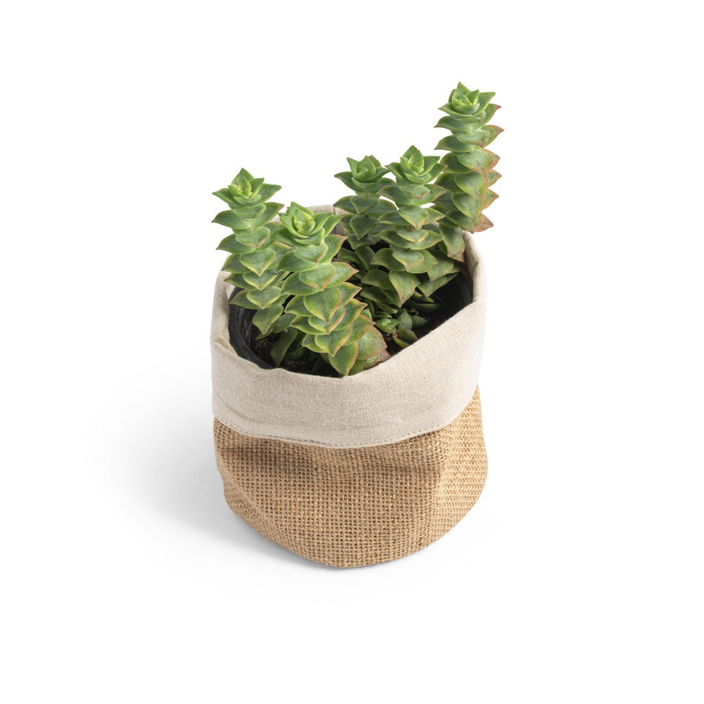 DUCASSE. Mehrzweckbeutel aus Jute (260g/m²) und Baumwolle (120g/m²) – zusätzliche Ansicht