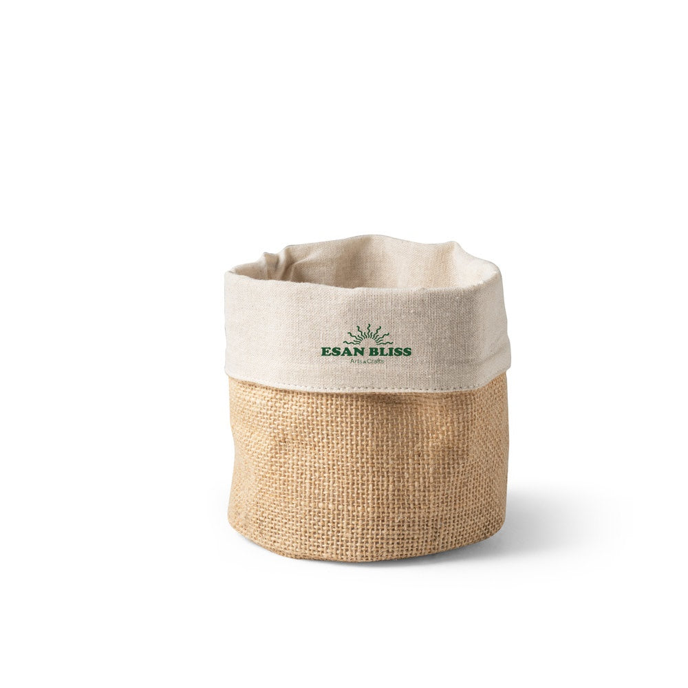DUCASSE. Mehrzweckbeutel aus Jute (260g/m²) und Baumwolle (120g/m²)