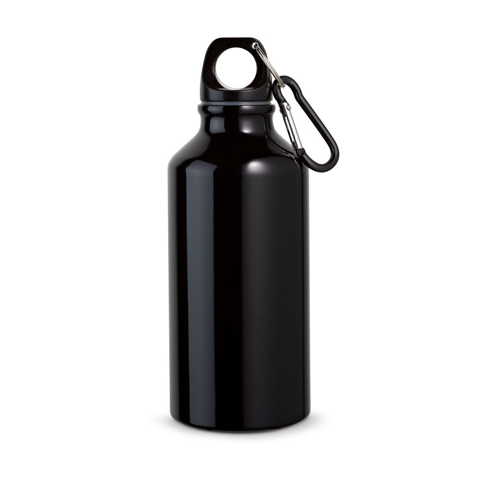 LANDSCAPE S. Aluminium-Sportflasche mit Karabiner 400 ml – zusätzliche Ansicht