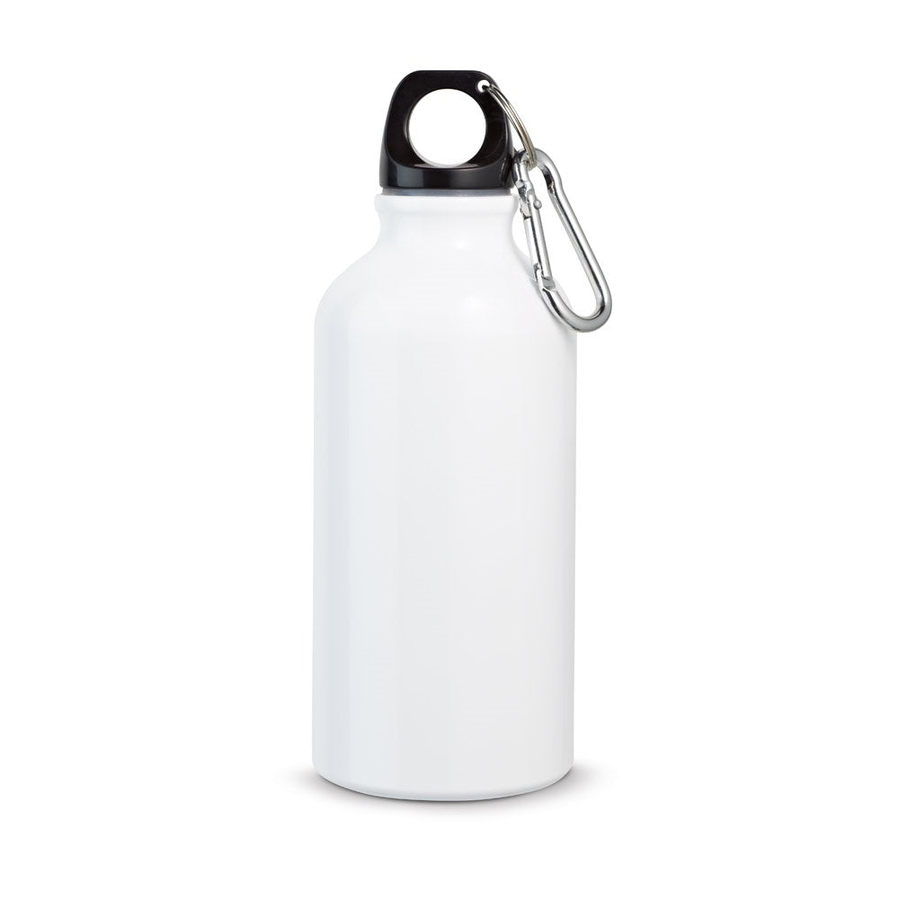 LANDSCAPE S. Aluminium-Sportflasche mit Karabiner 400 ml – zusätzliche Ansicht