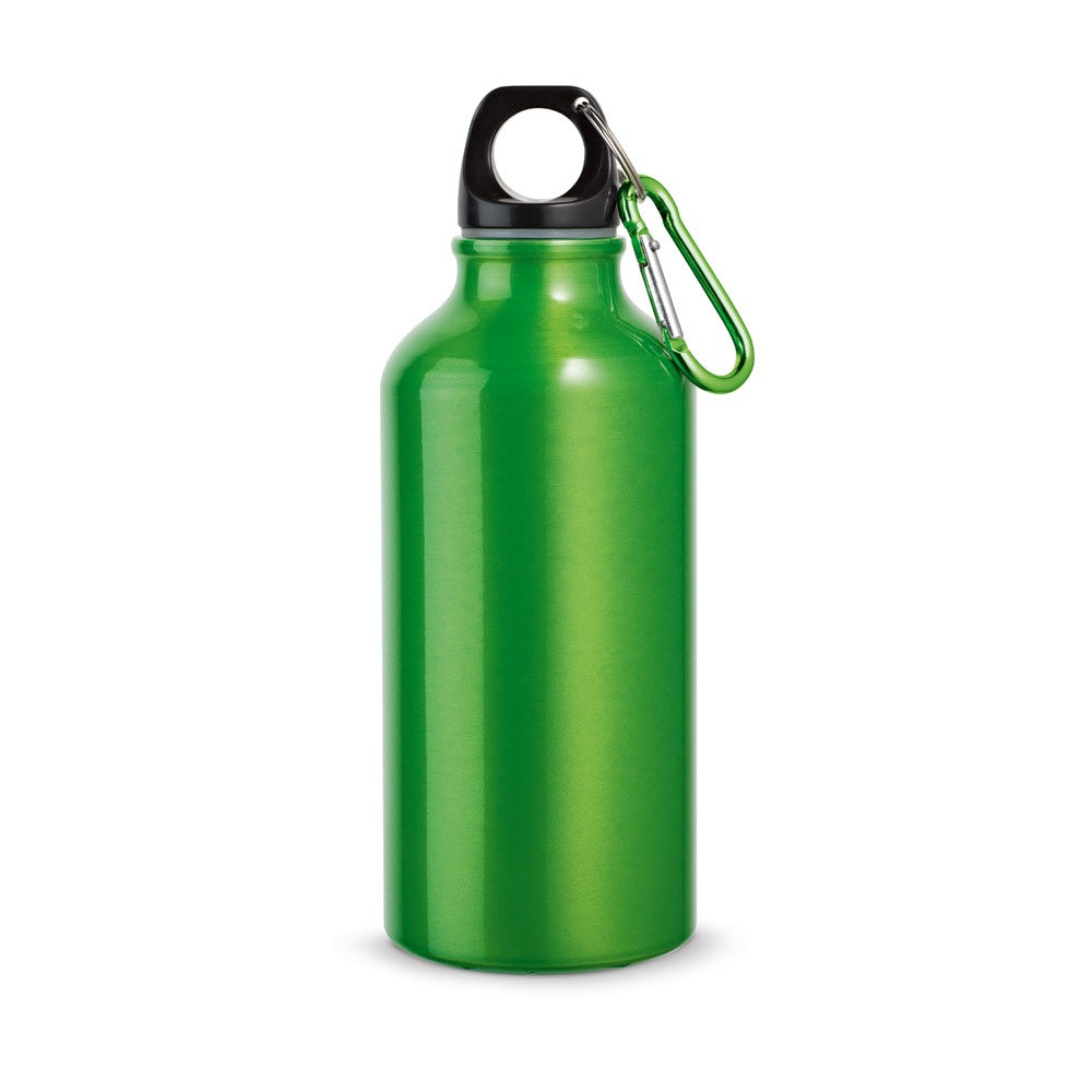 LANDSCAPE S. Aluminium-Sportflasche mit Karabiner 400 ml