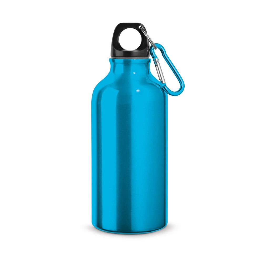 LANDSCAPE S. Aluminium-Sportflasche mit Karabiner 400 ml