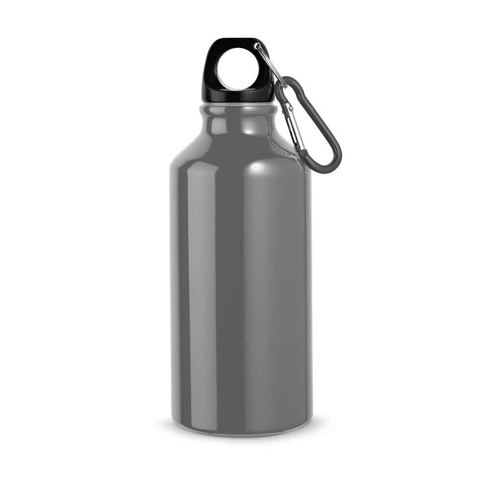LANDSCAPE S. Aluminium-Sportflasche mit Karabiner 400 ml