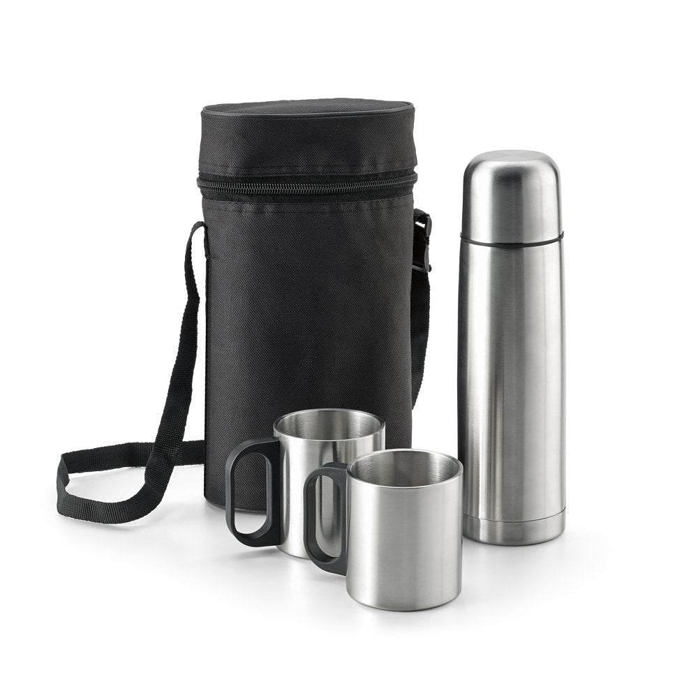 DURANT. Set aus Edelstahl-Thermoskanne und Becher – zusätzliche Ansicht