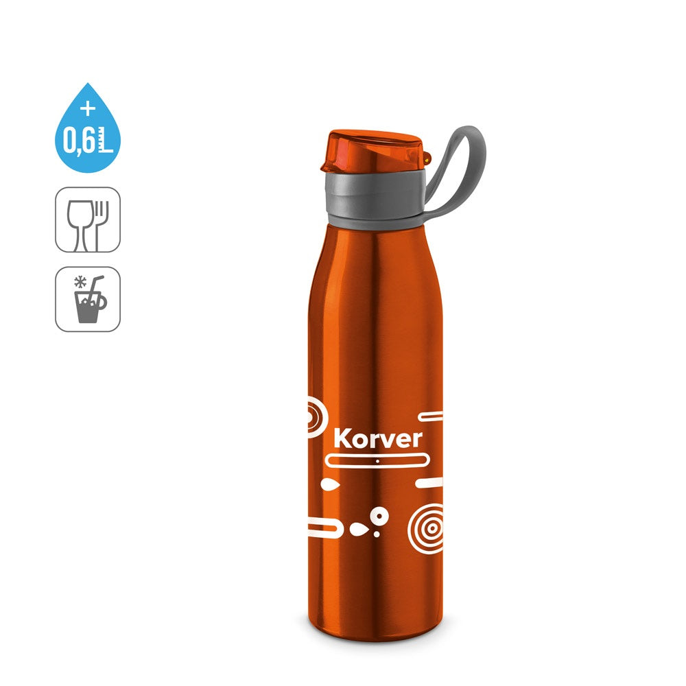 KORVER. Sportflasche aus Aluminium 650 mL