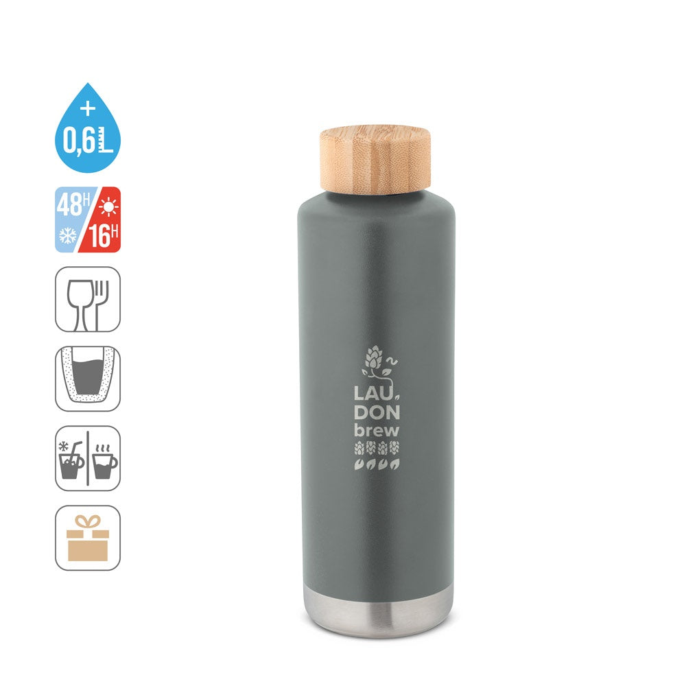 NORRE BOTTLE. Isolierflasche aus Edelstahl (36% recycelt) (640 mL)
