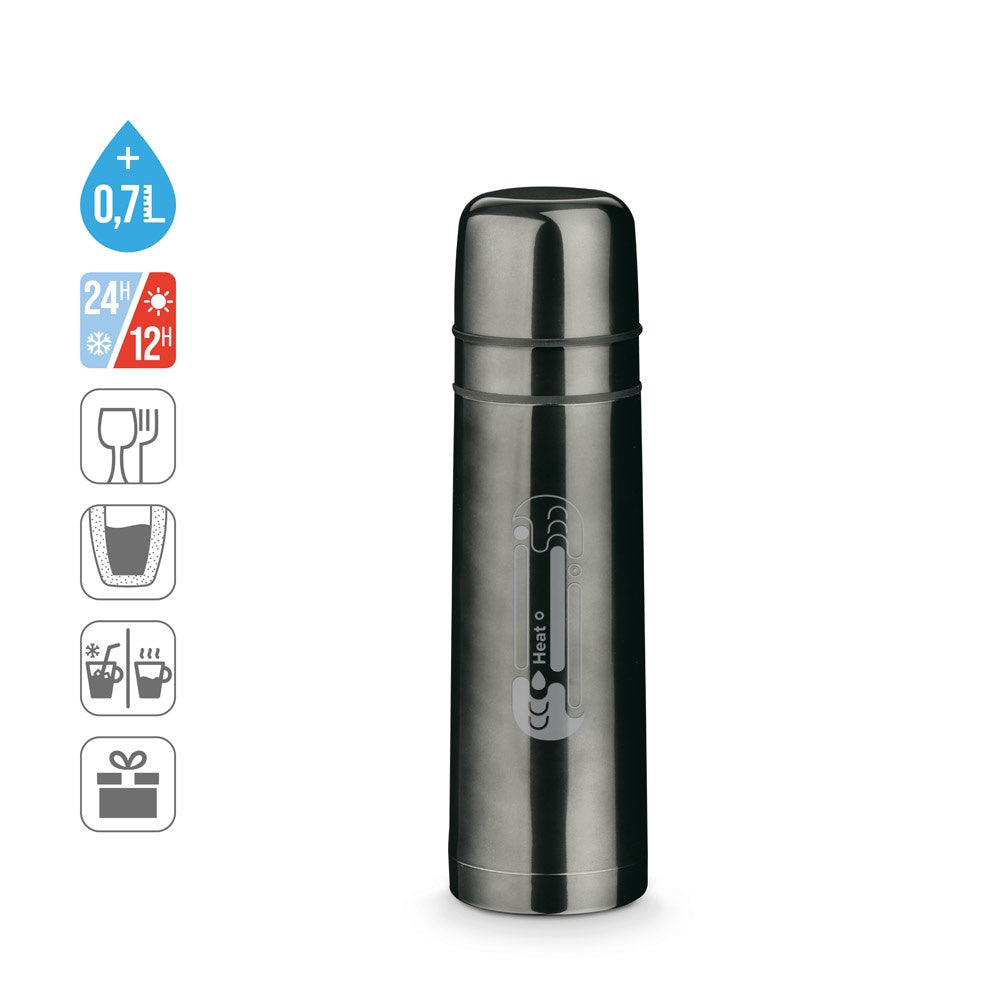 HEAT. Thermoskanne aus Edelstahl 750 mL