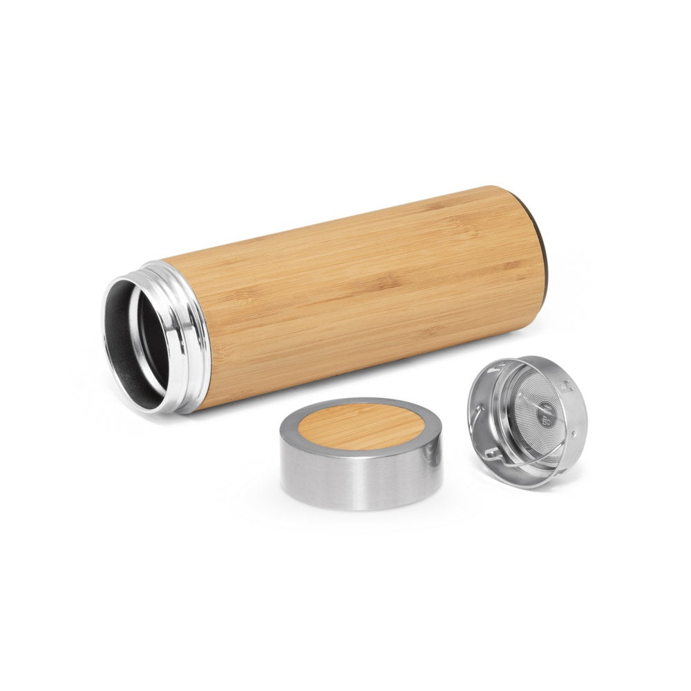 NATUREL. Isolierkanne aus Bambus und Edelstahl (90% recycelt) (430 mL) – zusätzliche Ansicht