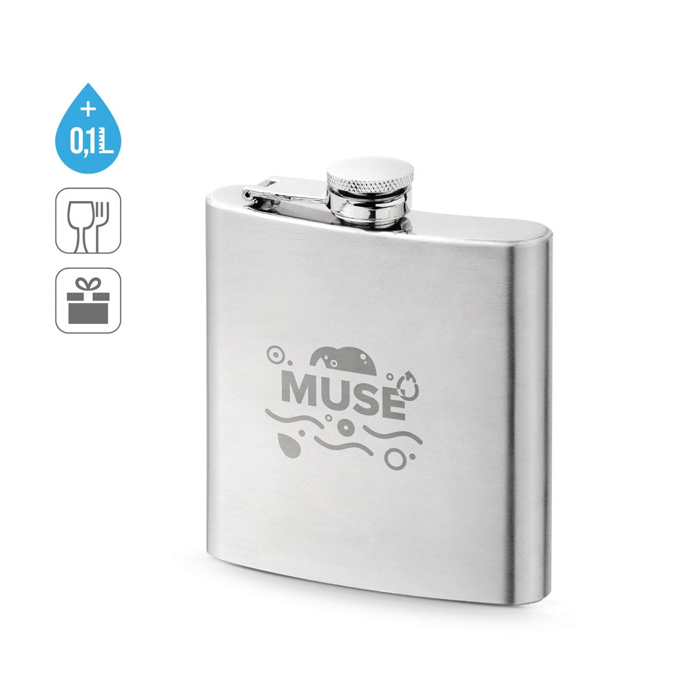 MUSE. Flachmann aus Edelstahl 180 ml