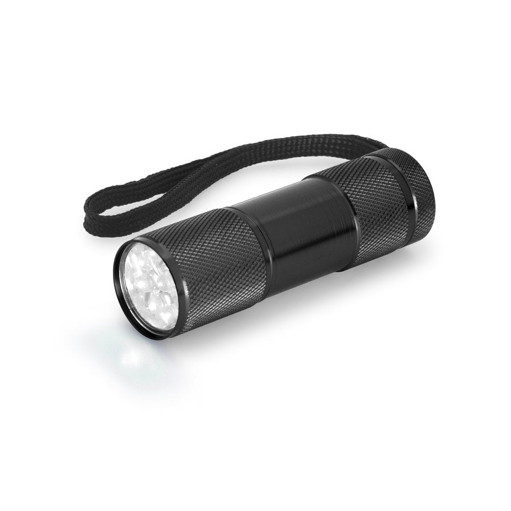 FLASHY. Taschenlampe aus Aluminium mit 9-LEDs – zusätzliche Ansicht