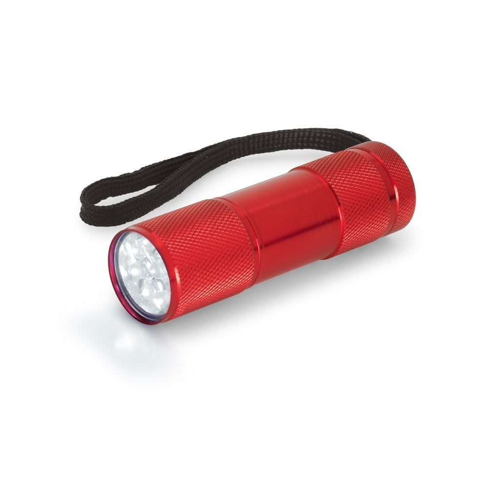 FLASHY. Taschenlampe aus Aluminium mit 9-LEDs – zusätzliche Ansicht