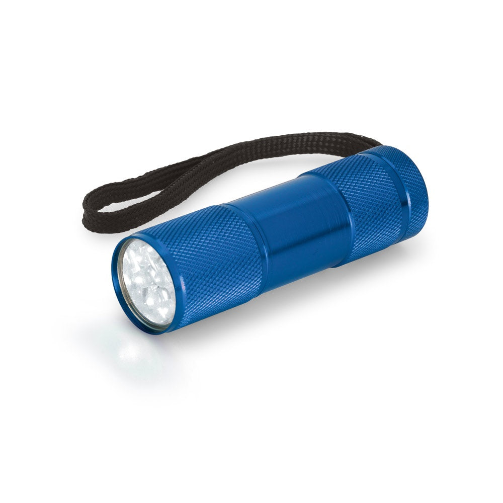 FLASHY. Taschenlampe aus Aluminium mit 9-LEDs – zusätzliche Ansicht