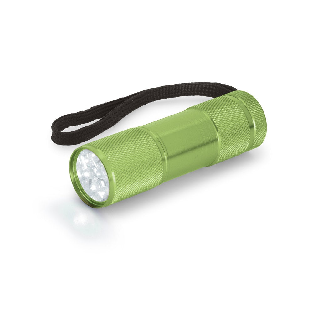 FLASHY. Taschenlampe aus Aluminium mit 9-LEDs – zusätzliche Ansicht