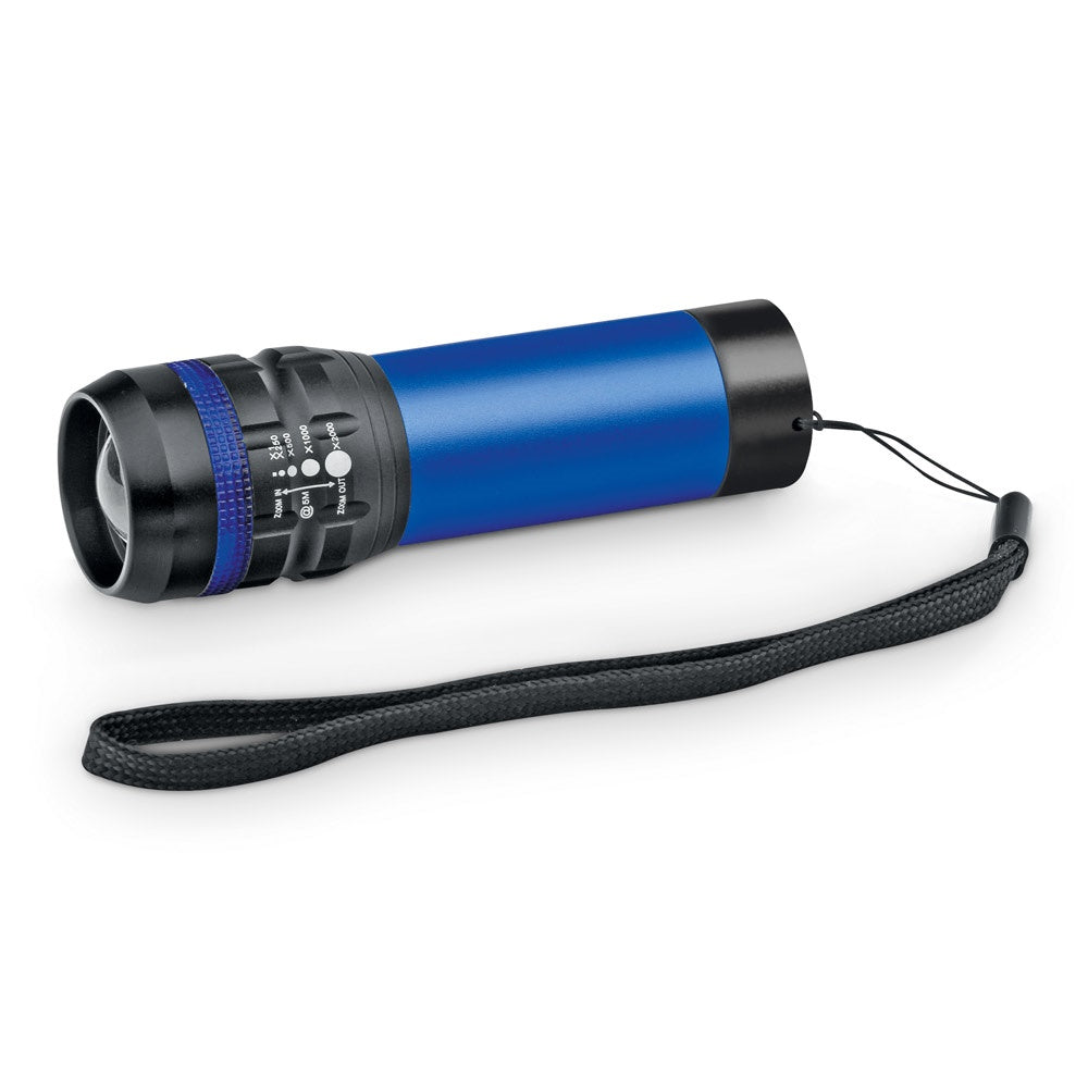 ZOOMIN. Taschenlampe aus Aluminium mit Zoomfunktion und 3 Lichtmodi – zusätzliche Ansicht