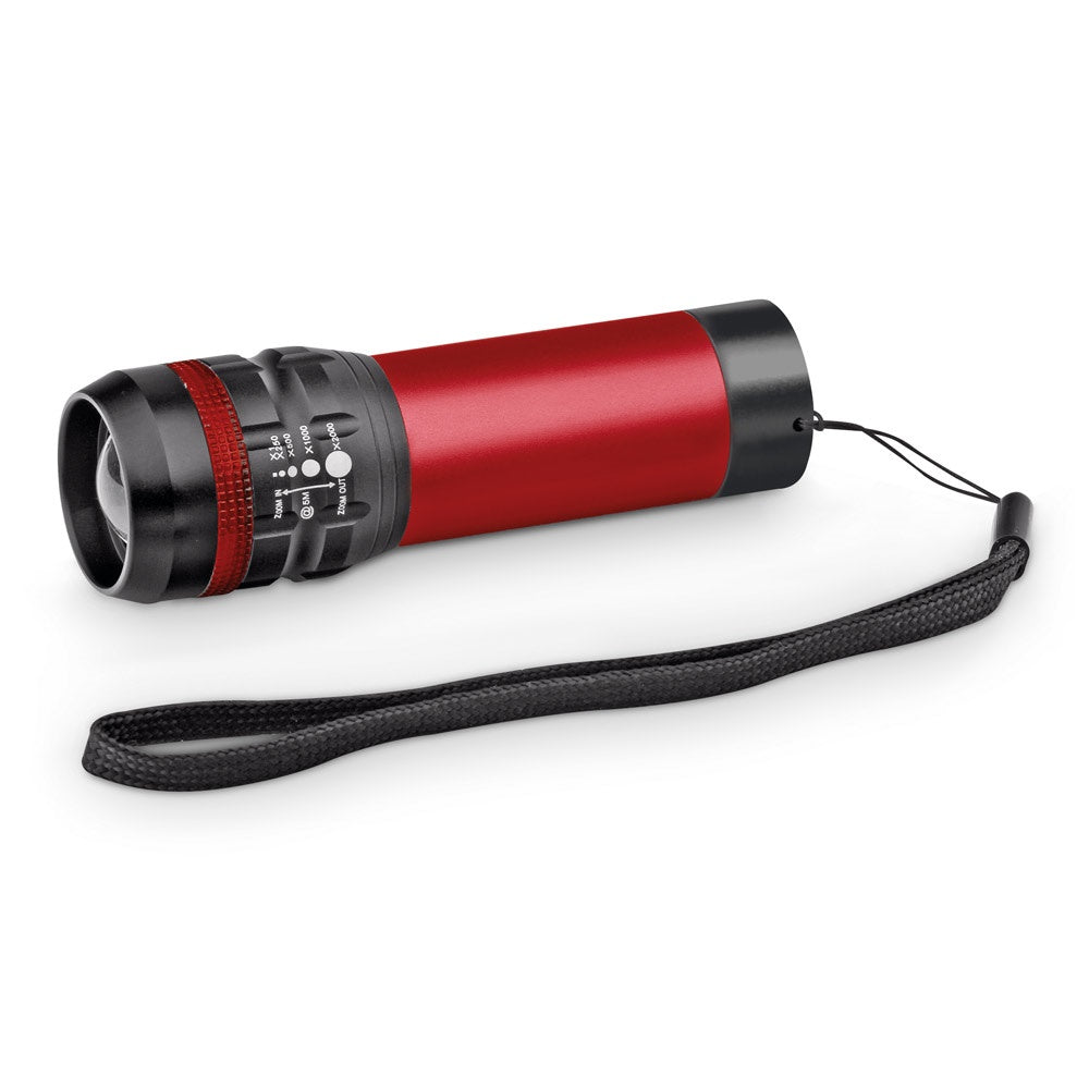 ZOOMIN. Taschenlampe aus Aluminium mit Zoomfunktion und 3 Lichtmodi – zusätzliche Ansicht
