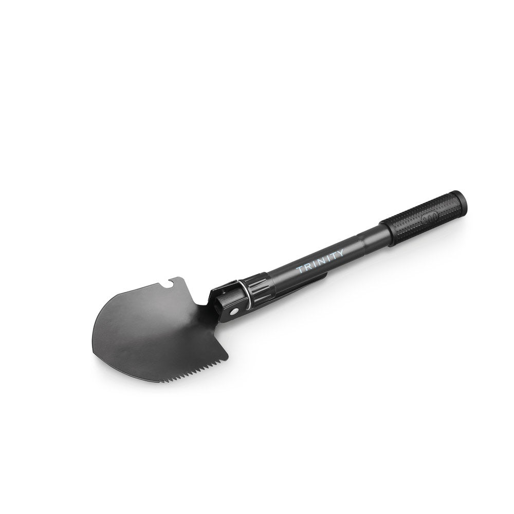 DIG. Faltbare Schaufel aus Metall mit Kompass