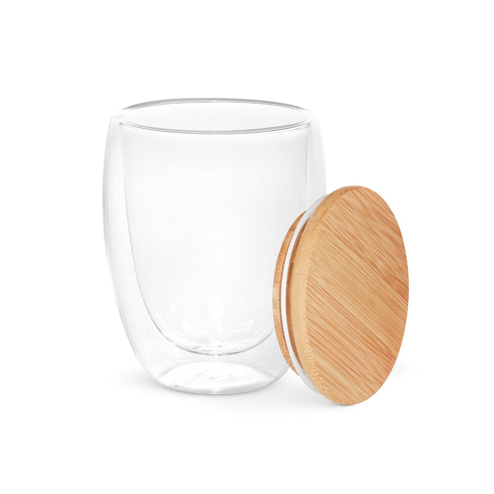 ECUADOR L. Reisebecher aus Borosilikatglas 350 ml – zusätzliche Ansicht