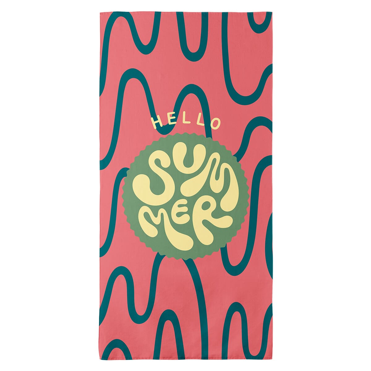 Sophie Muval Sublimation Strandtuch 200x100 cm, 350 g/m²