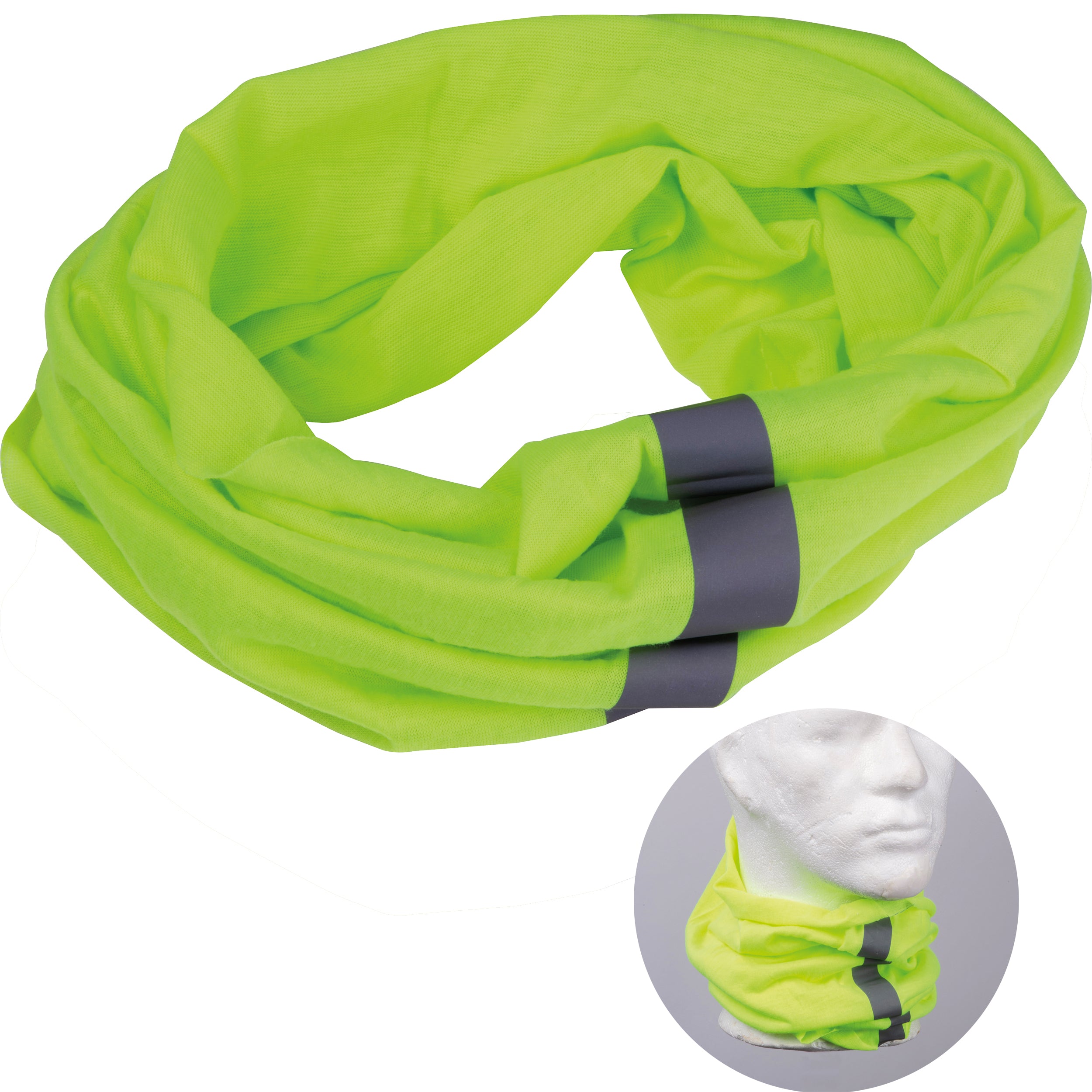 Bandana Loop Schal mit Reflektorstreifen IGNACIO