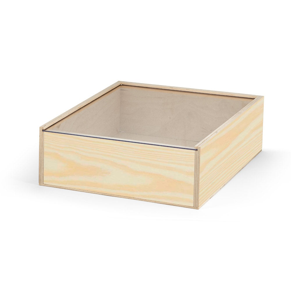 BOXIE CLEAR L. Holzschachtel L – zusätzliche Ansicht