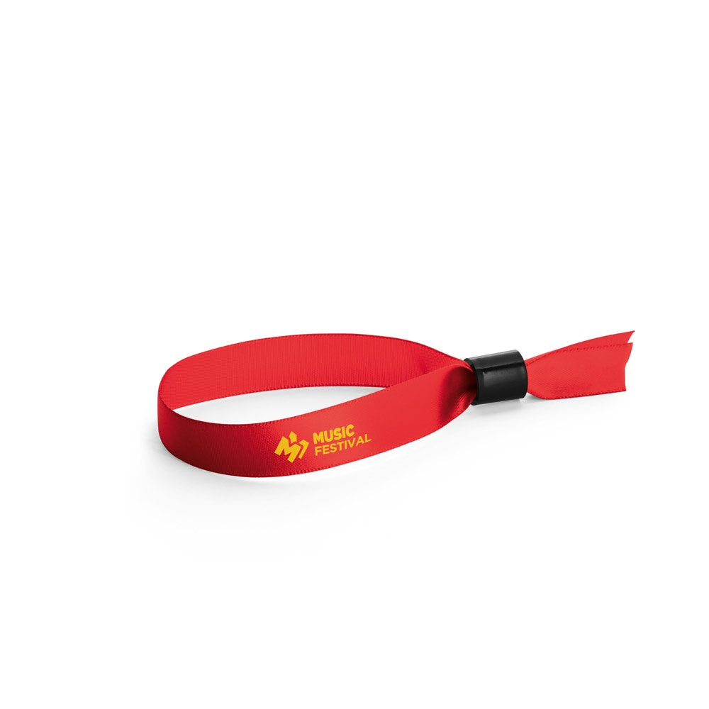 SECCUR. Veranstaltungsarmband aus Satin